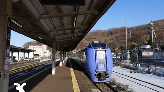 函館と札幌を移動するときに経由する