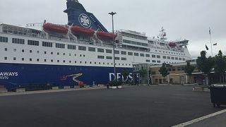 オスロからコペンハーゲンへはＤＦＤＳフェリーで。