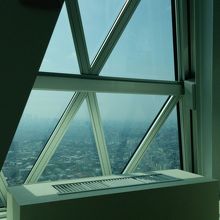 景色が見えにくい・・