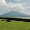 桜島の借景がとても素晴らしい名勝：仙巌園