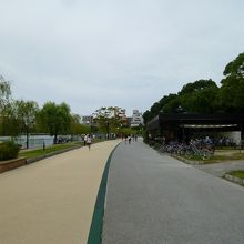 歩行者・ジョギング・サイクリング用とに分かれてます