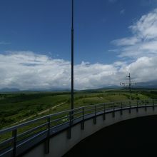 少し雲がありました。