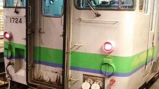 旭川17時43分発の普通列車名寄行きは夕方の帰宅時間帯であるにも関わらず１両編成でした