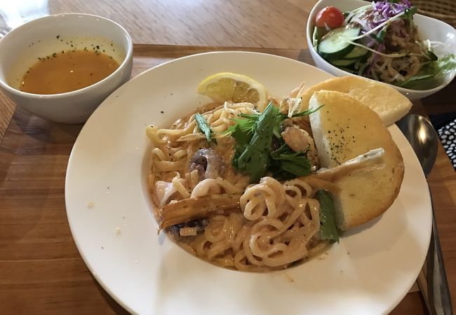 ログハウスでゆっくりと