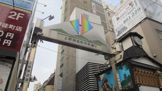 上野と御徒町を結ぶ通り