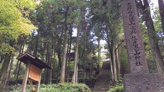 石見銀山を守っている眺めが素晴らしい神社です。