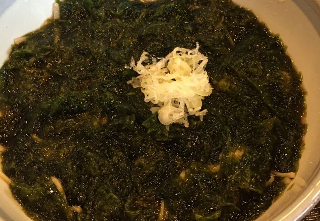 あおさ蕎麦