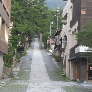 大山の石畳