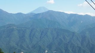 富士山が見えるロープウエイとはうれしい！