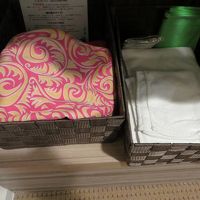 館内着とタオル