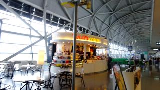 飛行機に乗り込む前に