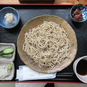 かなりへんぴな所にあるお蕎麦屋さん