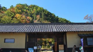 借景の日本庭園が見事