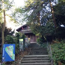 隣にある氷河公園。