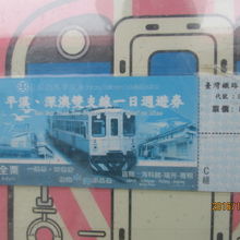 平渓線１日週遊券