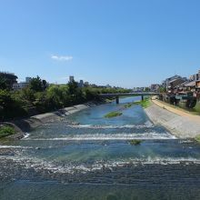 四条大橋から見た鴨川