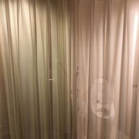 トイレ洗面台はカーテンで仕切れます