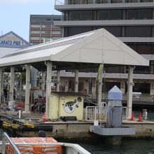 桟橋（海から）