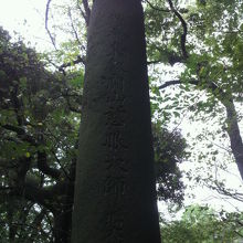 供養塔に、東叡開山慈眼大師　贈大僧正との文字が刻されています