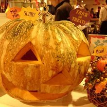 ハロウィンのディスプレイ