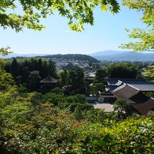 銀閣寺の眺め