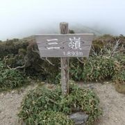 徳島県側から三嶺登山