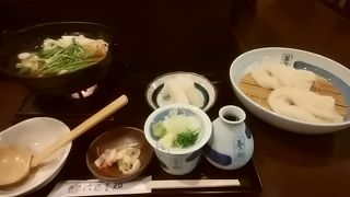 きりたんぽと稲庭うどん