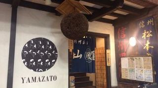 松本駅前の繁華街にありました。