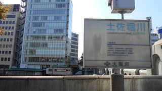 中之島付近の大きな川