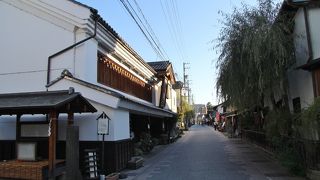 旧北国街道筋の古き良き町並み