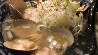 お上品な和風ラーメン屋さんです。