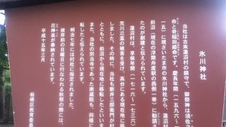 中山道から少し入った処にある