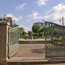 ロータリーの入り口