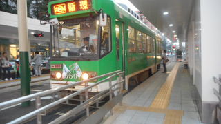 降雪のさらさ電車