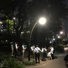 夜遅い時の風景