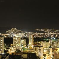 山側の部屋からの夜景