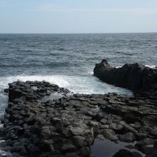 海岸に降りてみました。