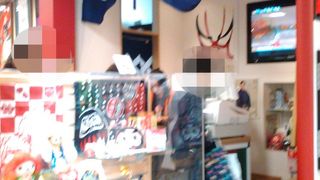 職人さんによる実演販売