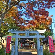 上田城の鬼門の位置にある神社