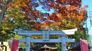 上田城の鬼門の位置にある神社