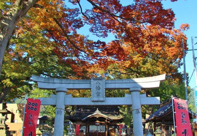 上田城の鬼門の位置にある神社