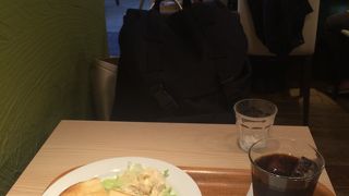 朝風呂後にトーストモーニング490yen