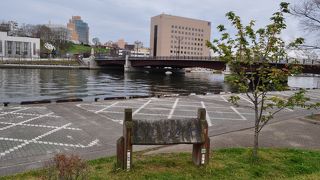 河川敷を散歩したくなる川です