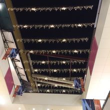 イルミネーションが点灯して綺麗です。