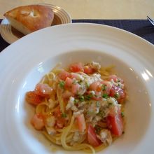 パスタは２種類でました