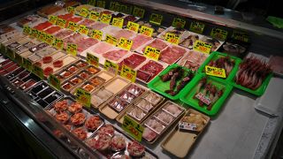 新鮮な魚介類がたくさん