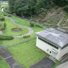 ダム直下の交流広場