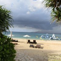 リッツプライベートビーチ(喜瀬ビーチの端にわずかなスペース）