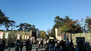 普段は静かな公園ですが、大道芸ワールドカップ期間中は大変混みあいますは