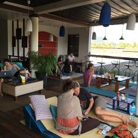 カフェ最上階はゆるい雰囲気